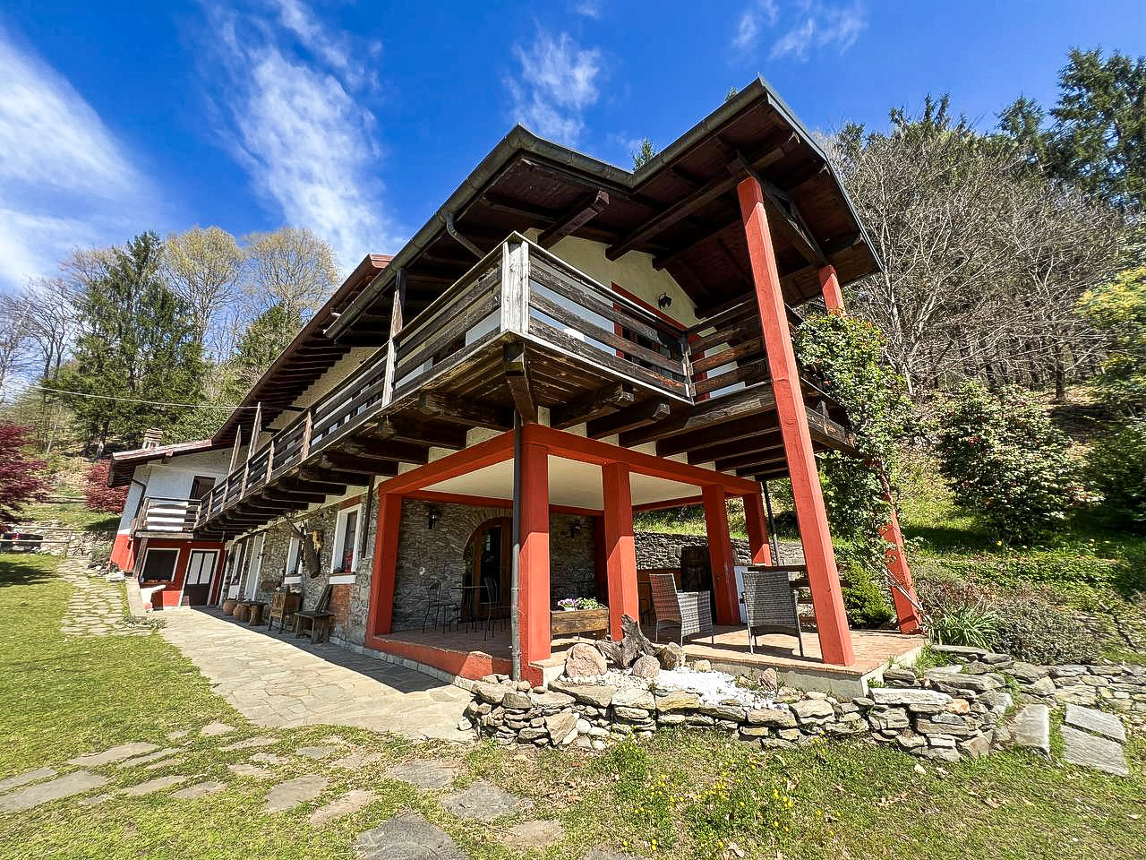 Teilansicht des Hauses