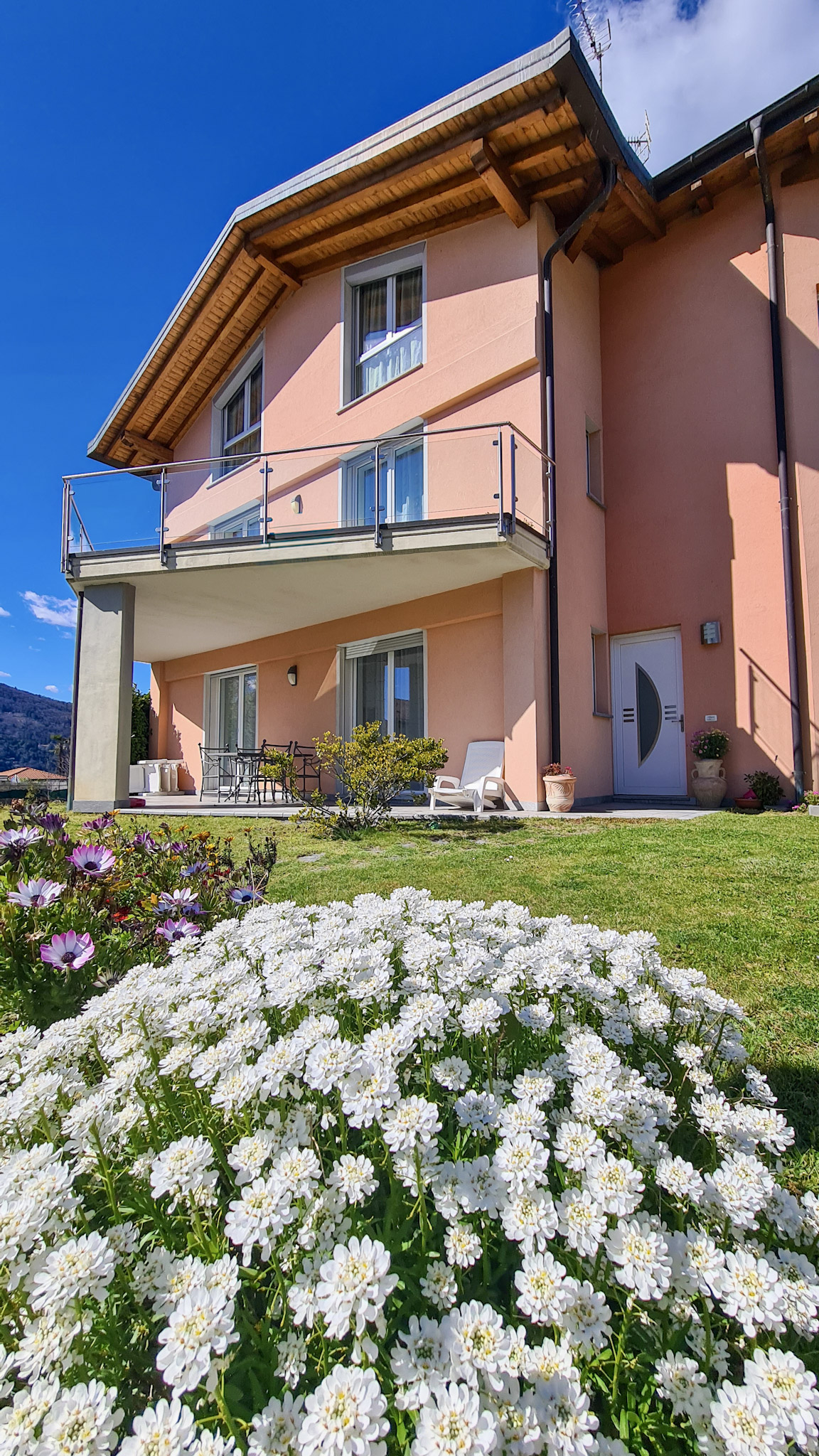 Teilansicht des Hauses