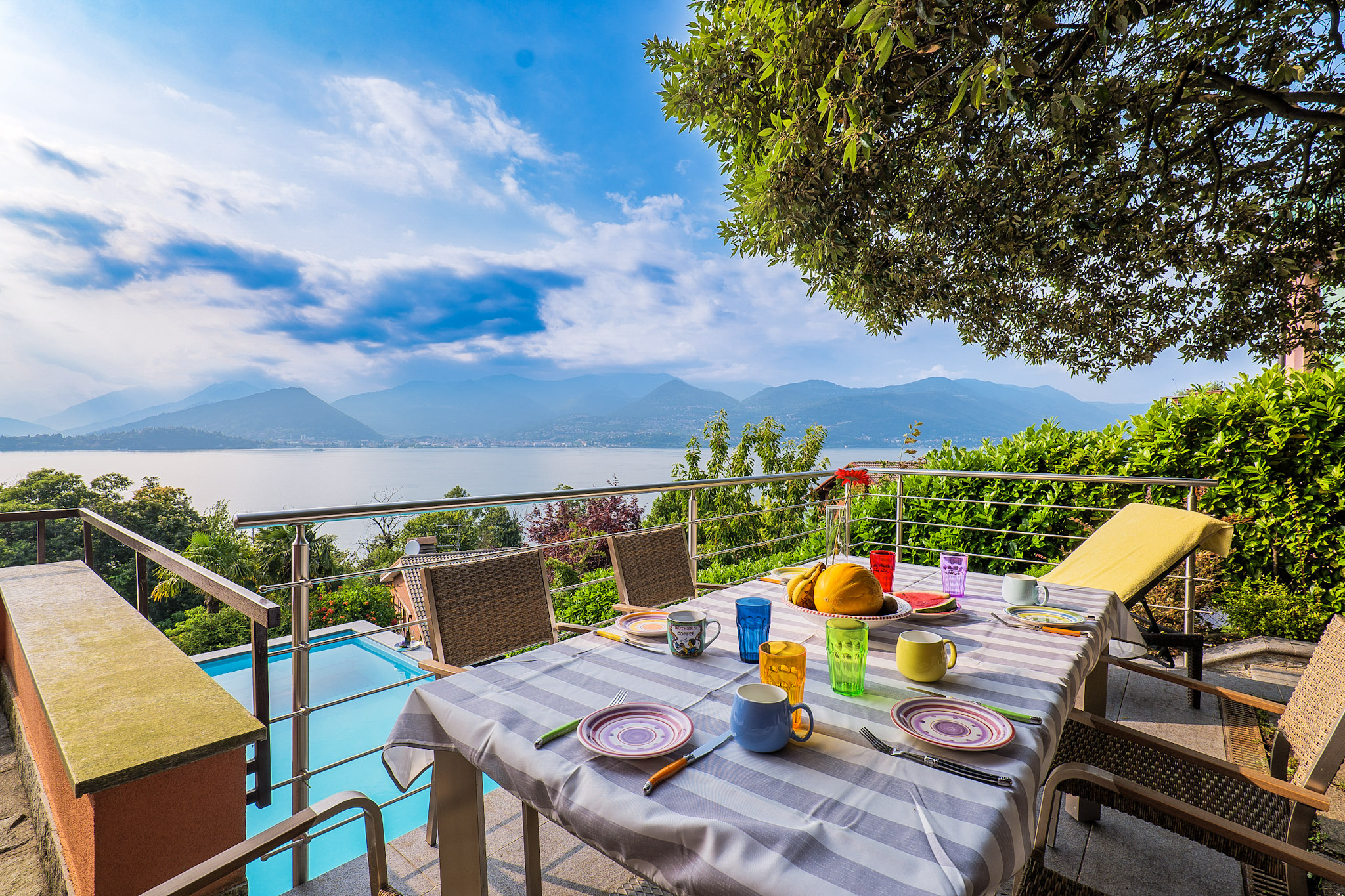 Terrasse mit wunderschöner Seesicht
