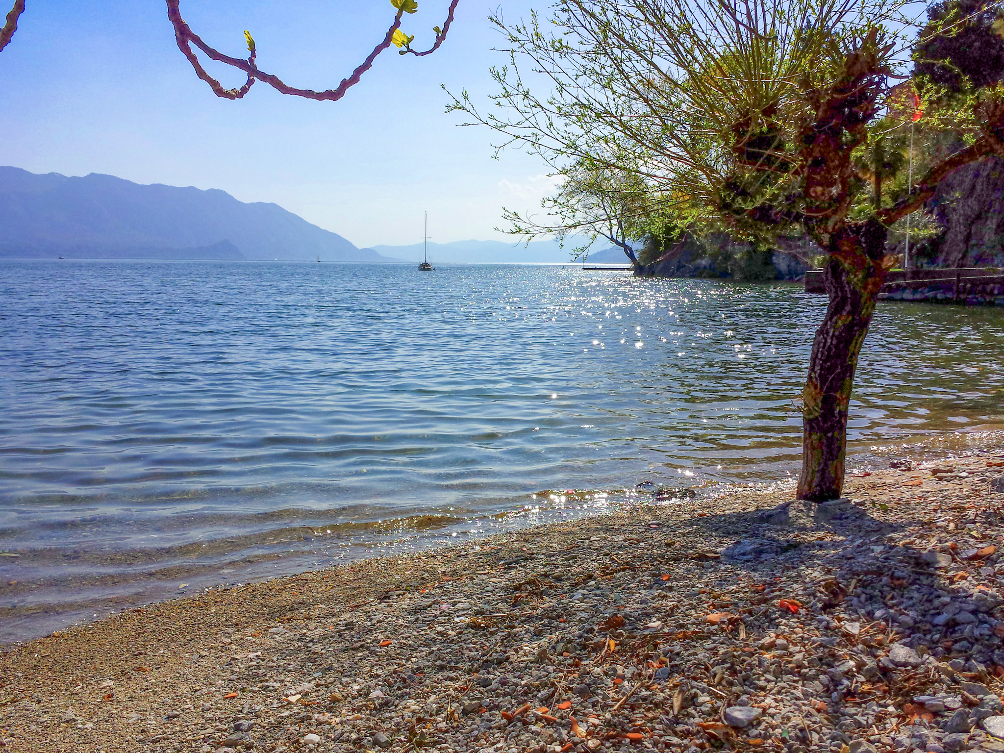 Exponierte Lage direkt am See