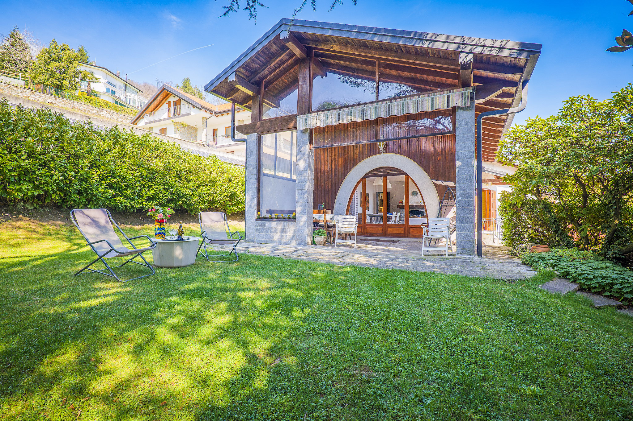 Teilansicht des Hauses