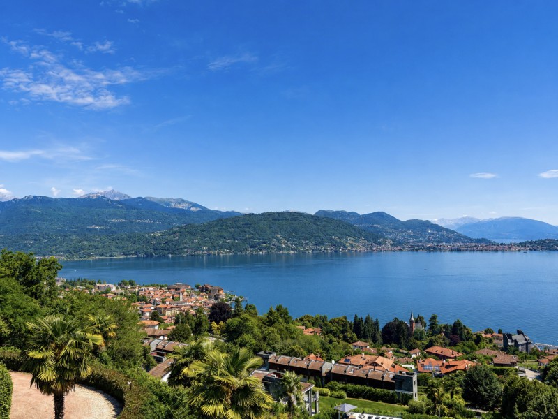 ... atemberaubender Sicht auf den See und die Borromäischen Inseln