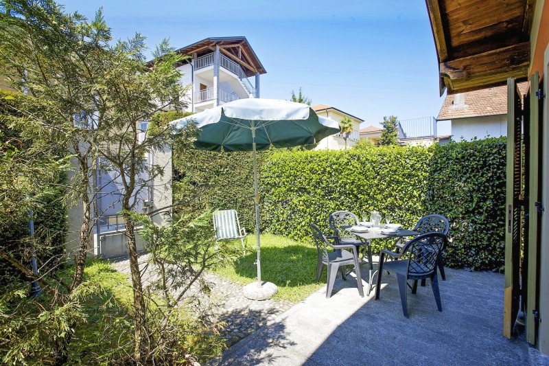 Ca. 25 m² große Terrasse
