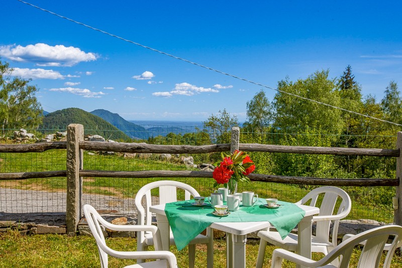 Ca. 60 m² großer Garten mit schöner Panoramasicht