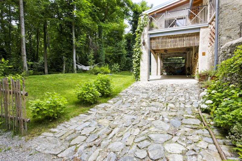 Teilansicht des Hauses