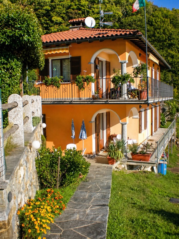 Teilansicht des Hauses