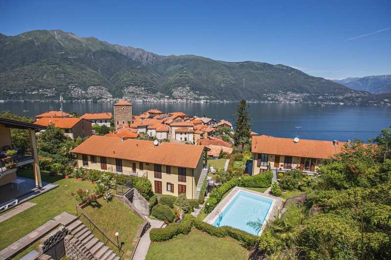 Teilansicht der Residenz mit Pool