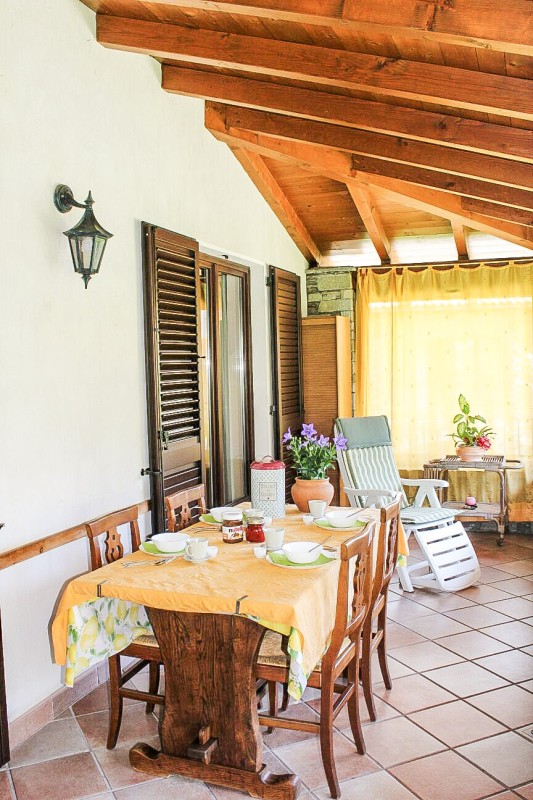 Ca. 18 m² großer überdachter Balkon (Loggia) mit...