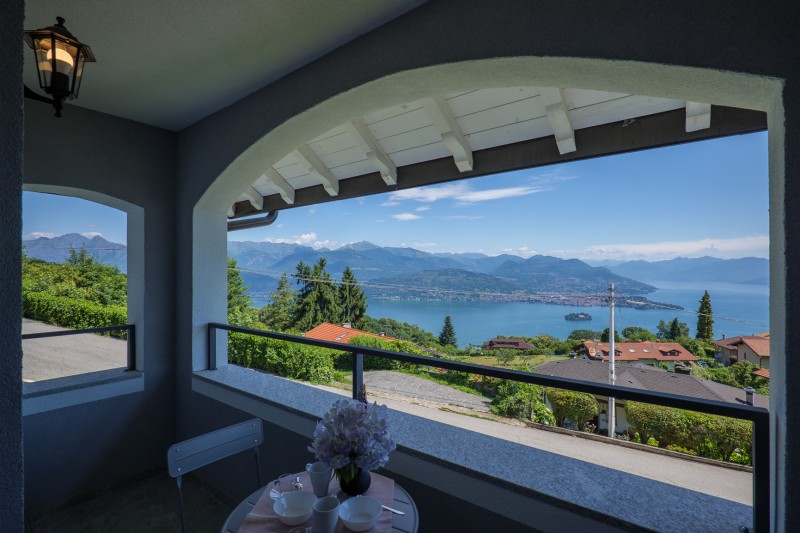 Überdachter Balkon