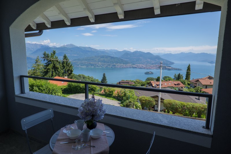 Überdachter Balkon