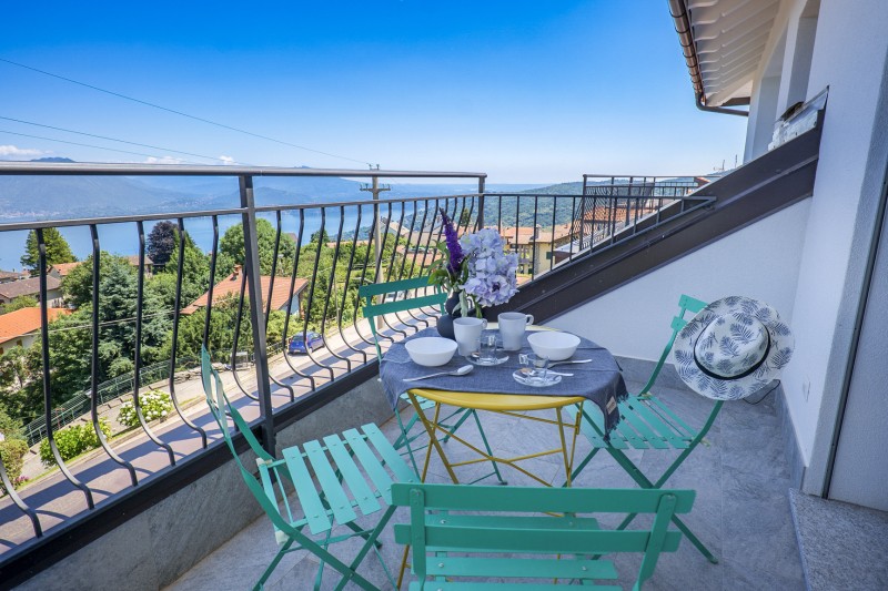 Balkon mit fantastischer Sicht