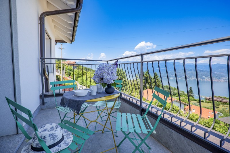 Balkon mit fantastischer Sicht