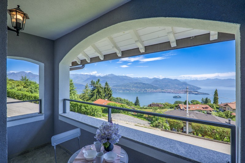 Überdachter Balkon