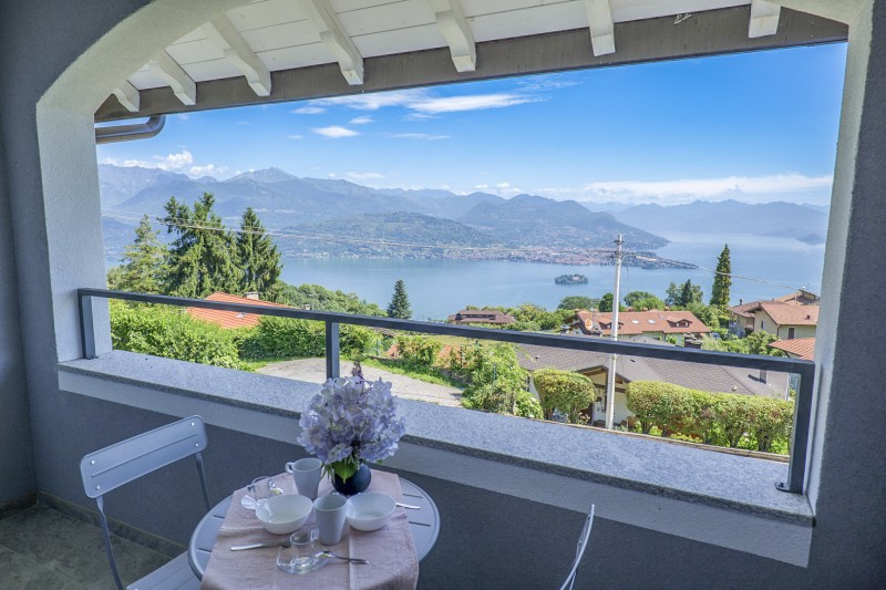Überdachter Balkon