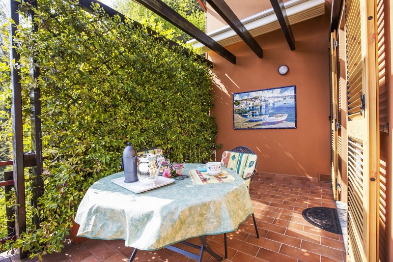 Ca. 10 m² großer Sonnenbalkon mit Markise und...