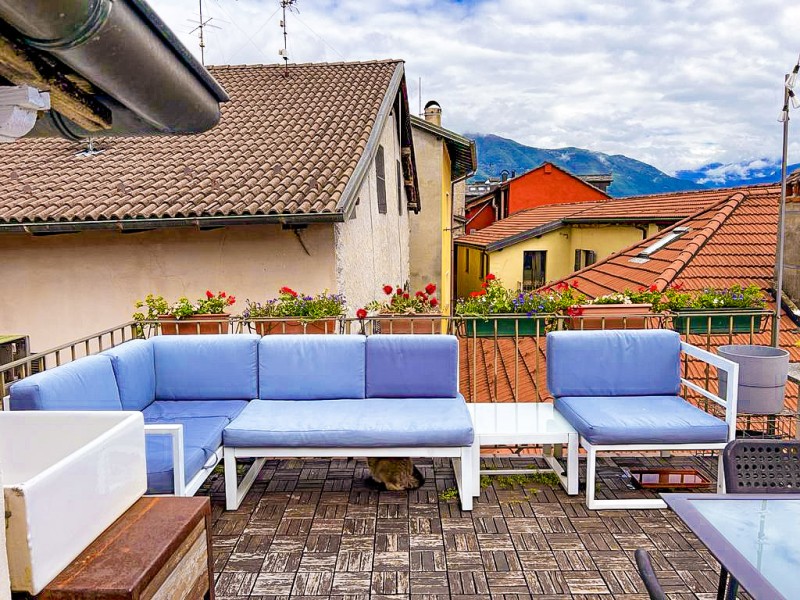 Ca. 20 m² große Dachterrasse mit Panoramasicht