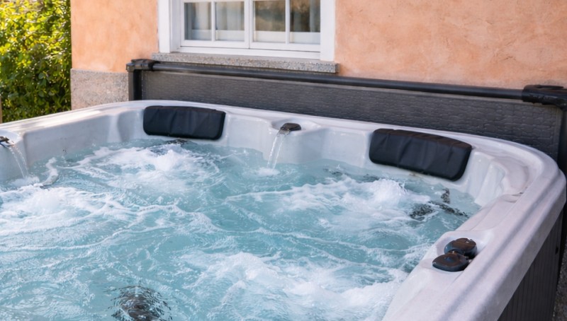 Whirlpool auf der Terrasse
