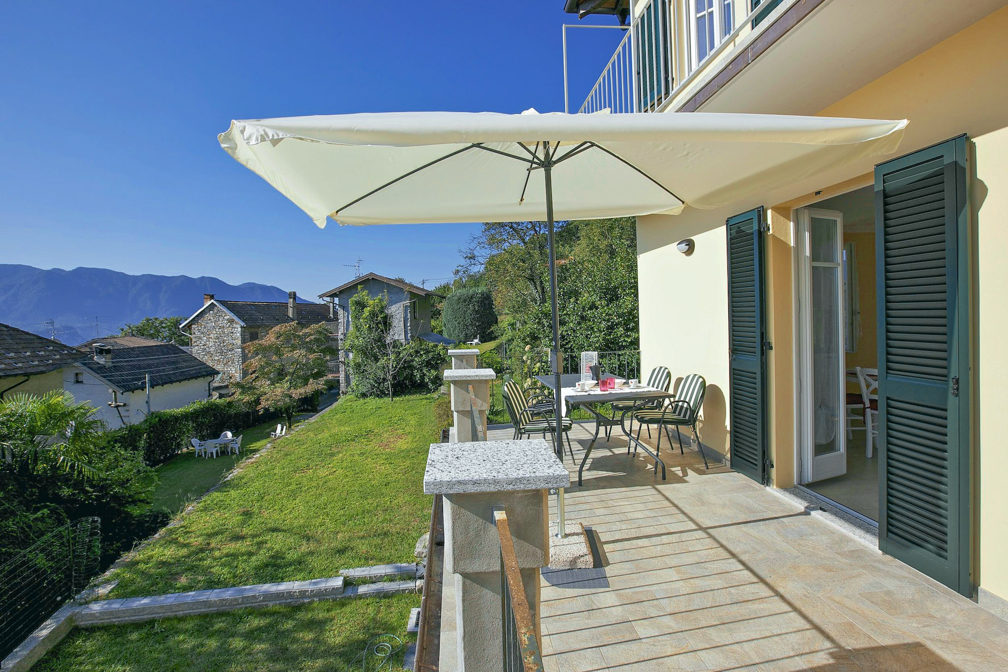 Ca. 20 m² großer Sonnenbalkon mit herrlicher Sicht auf den See