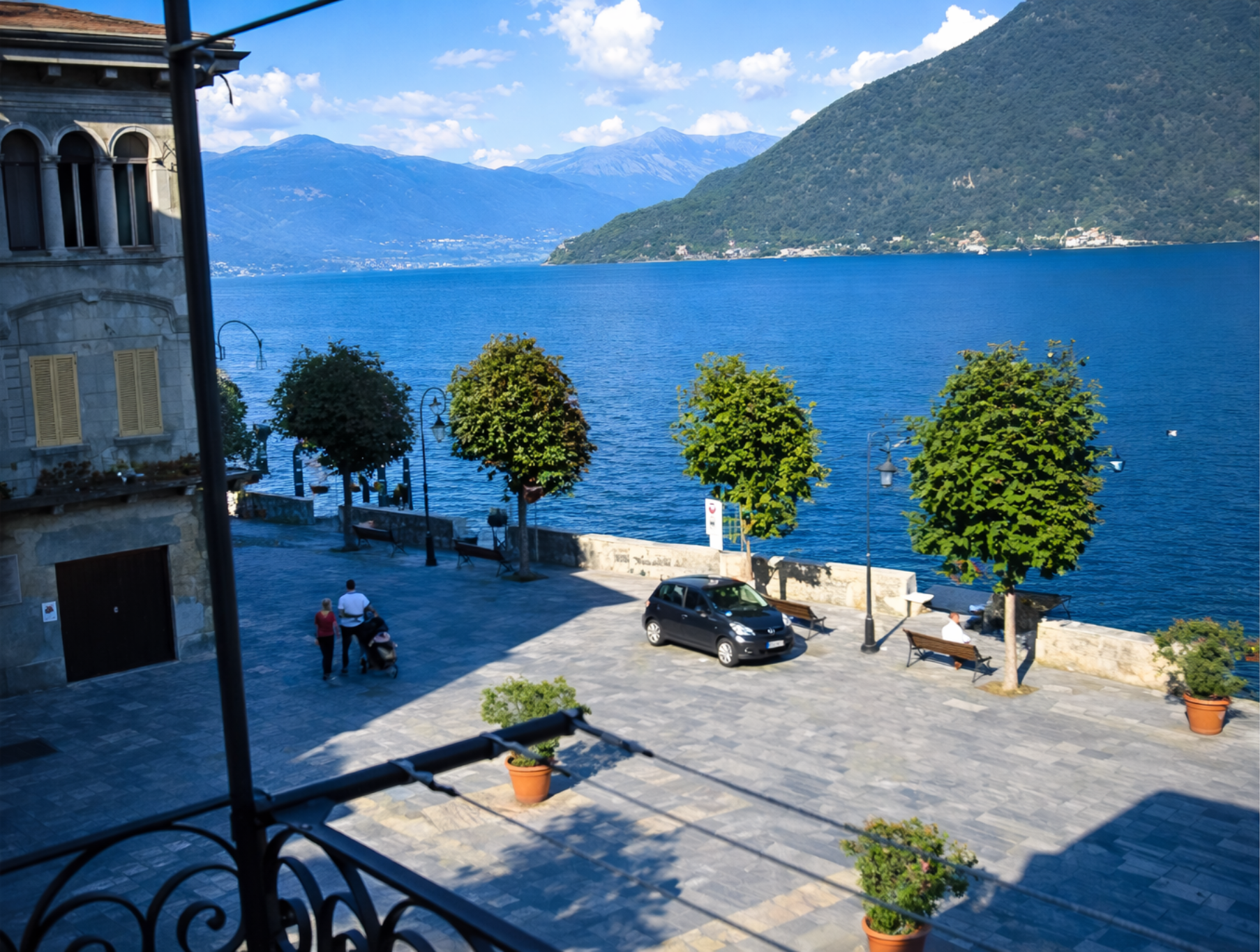 Traumseesicht vom Innen- und Außenbereich