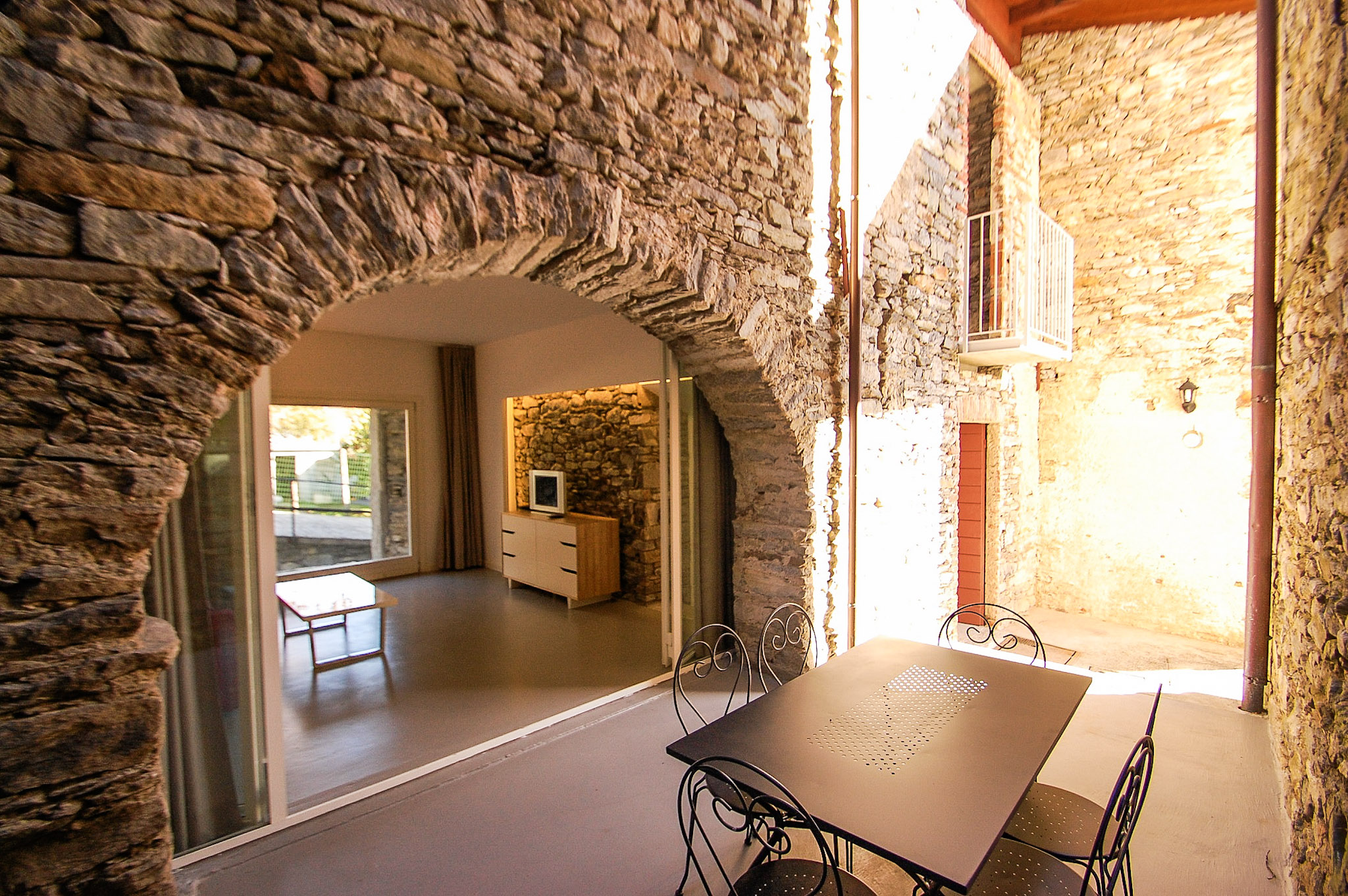 Ca. 15 m² große Terrasse