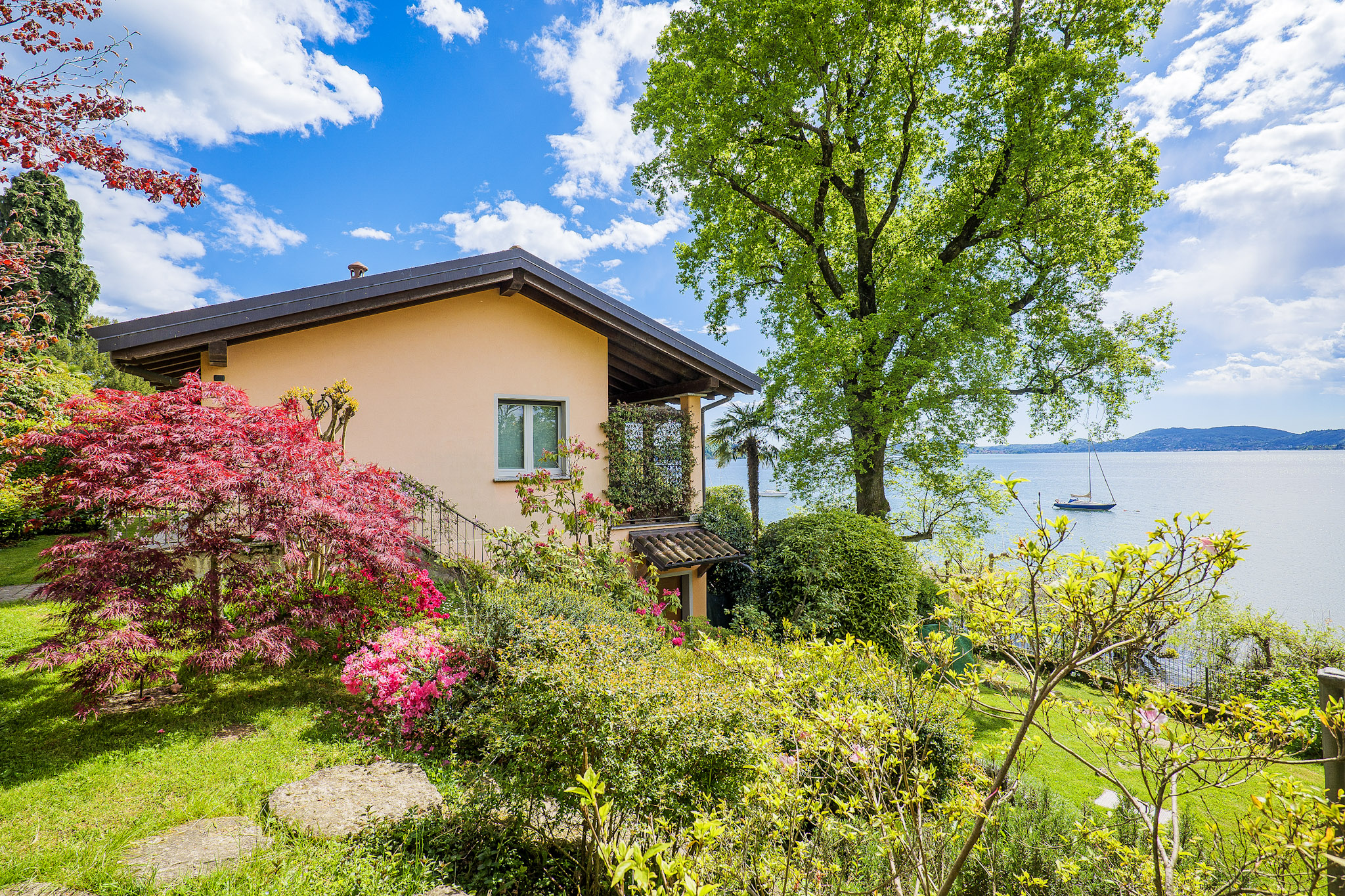 Teilansicht des Hauses