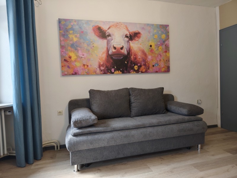 Bequeme Couch / ausziehbare Schlafcouch bei Belegung 3 Personen